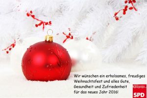 Weihnachten SPD Bergkamen